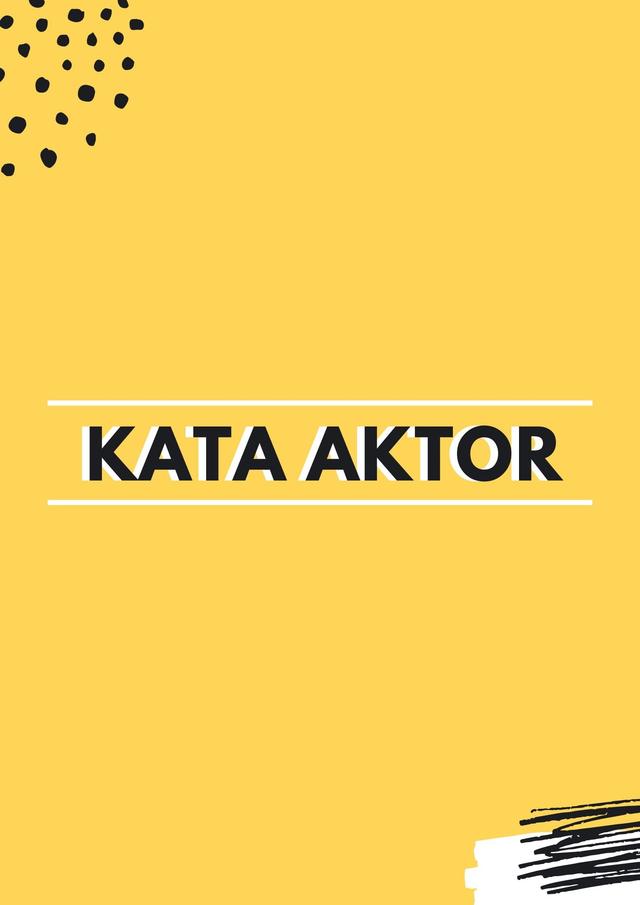 Kata Aktor