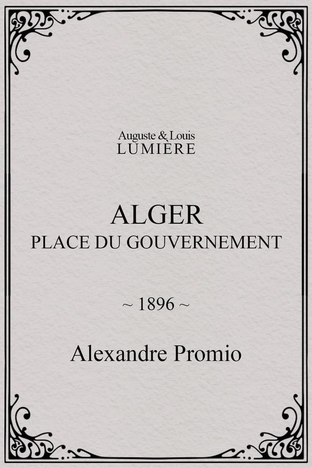 Alger : place du gouvernement